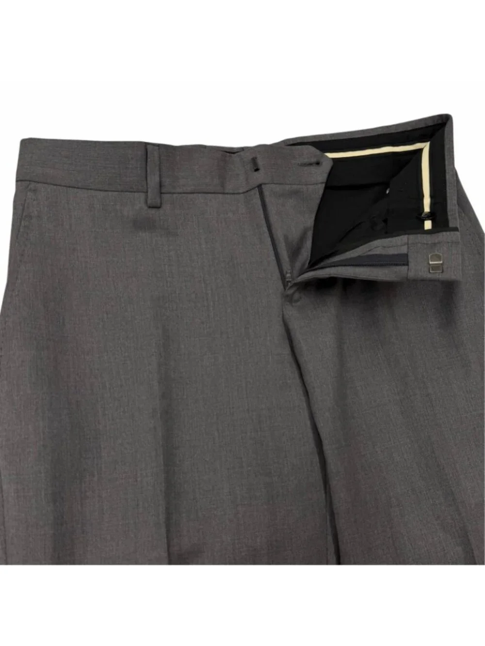 Gucci Wool 100% Logo Button Single Suit Set Gray Business